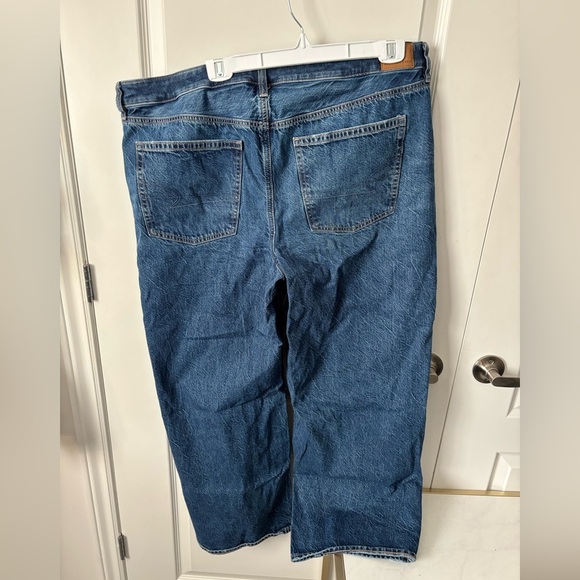 American Eagle | Low-Rise Baggy Wide Leg Jeans | Size 18 - Picture 4 of 6